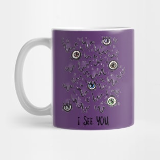 I see you monster eyes Mug